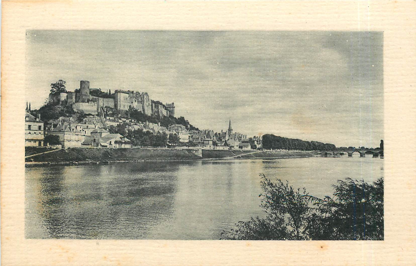 CPA Chinon Le Chateau et la Vienne 