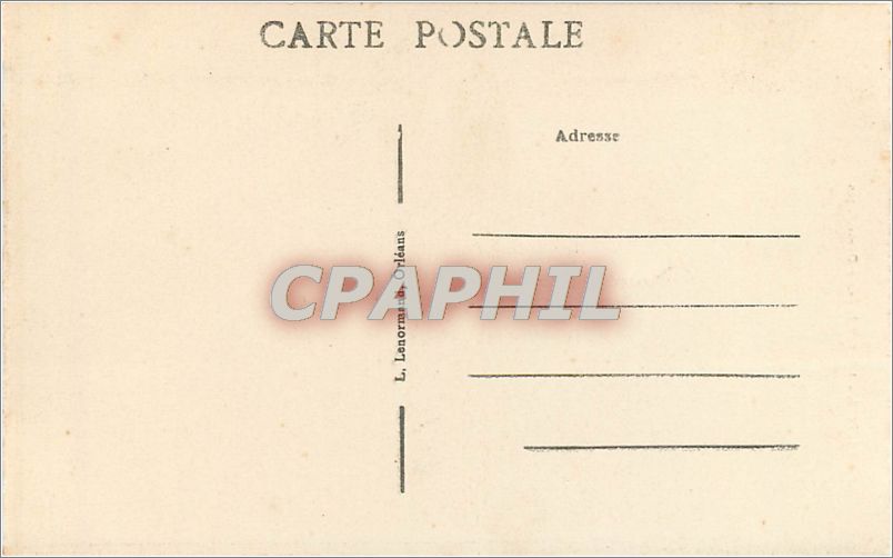 CPA Blois L et C Escaller Dents Papin  — Verso