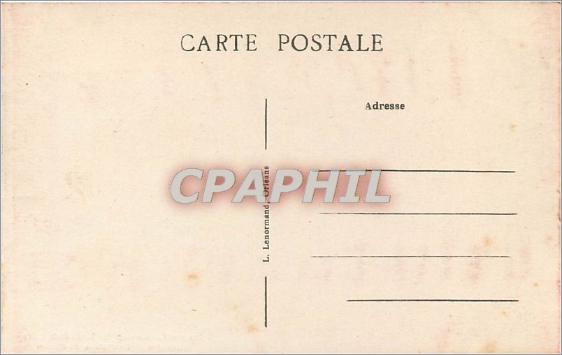 CPA Les grands Chateaux des bords de la Loire Amboise Le Chateau vu d'avion  — Rückseite