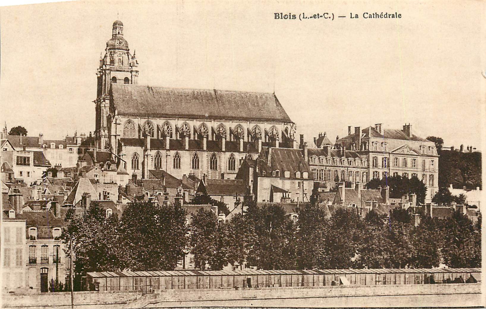 CPA Blois L et C La Cathedrale 