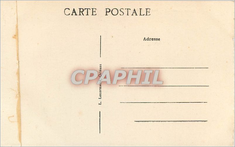 CPA Blois L et C Vue generale Le Pont sur la Loire  — Verso
