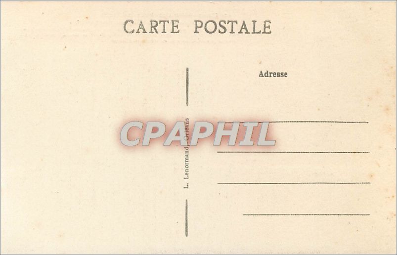 CPA Les grands Chateaux des bords de la Loire Chateau de Blois Facade Francois  — Verso