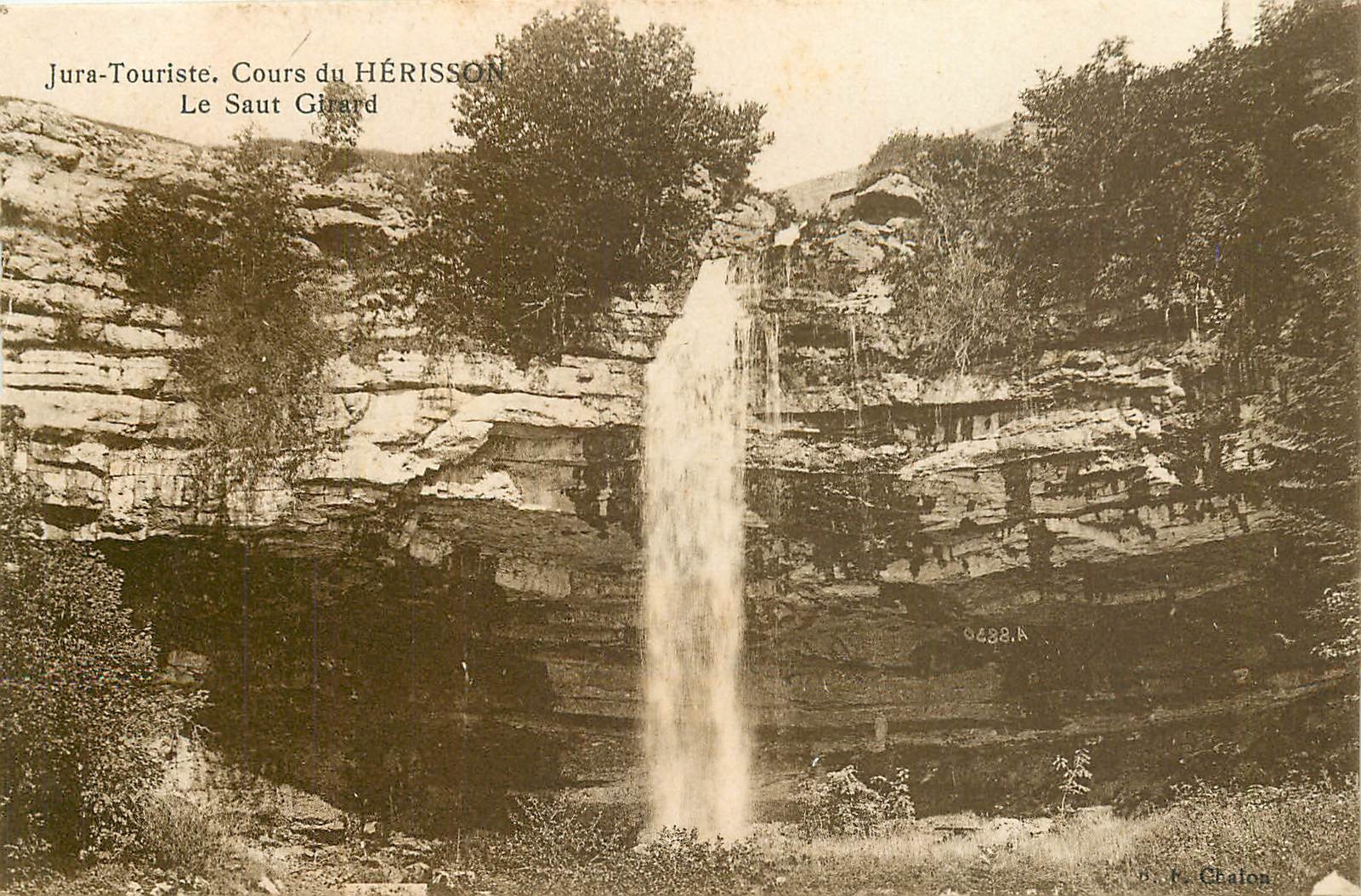 CPA Jura Touriste cours du Herisson Le Saut Girard 