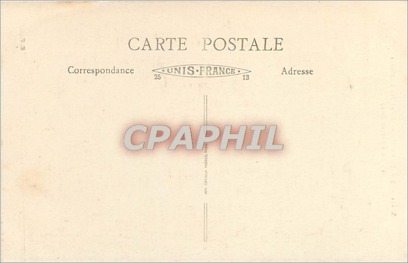 La Faucille - Chalet des Platières vu du Chemin Neuf — série 34 bis, éditeur G. R. 1907 — Back