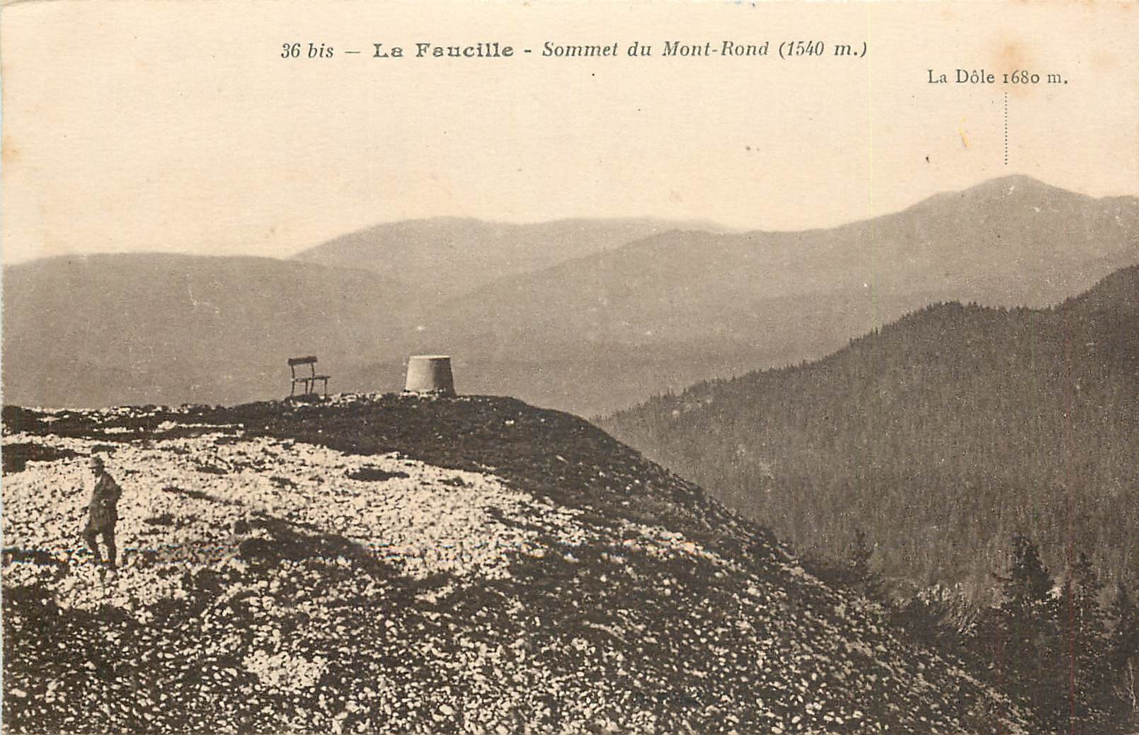CPA La Faucille Sommet du Mont Rond 