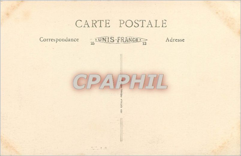 CPA La Faucille Sommet du Mont Rond  — Rückseite