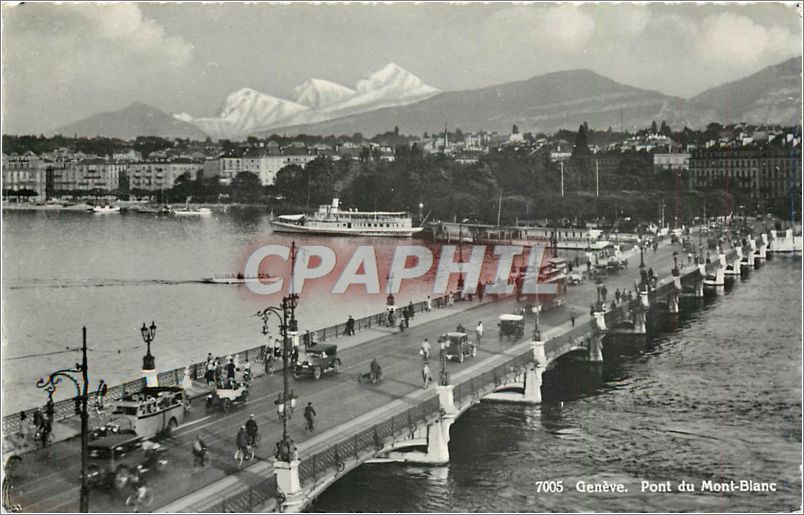 CPA Geneve Pont du Mont Blanc 