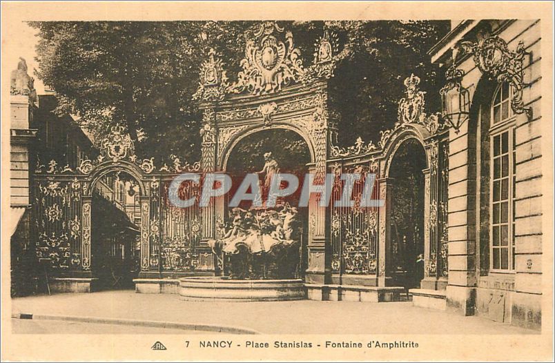 CPA Nancy Place Stanislas Fontaine d'Amphitrite 