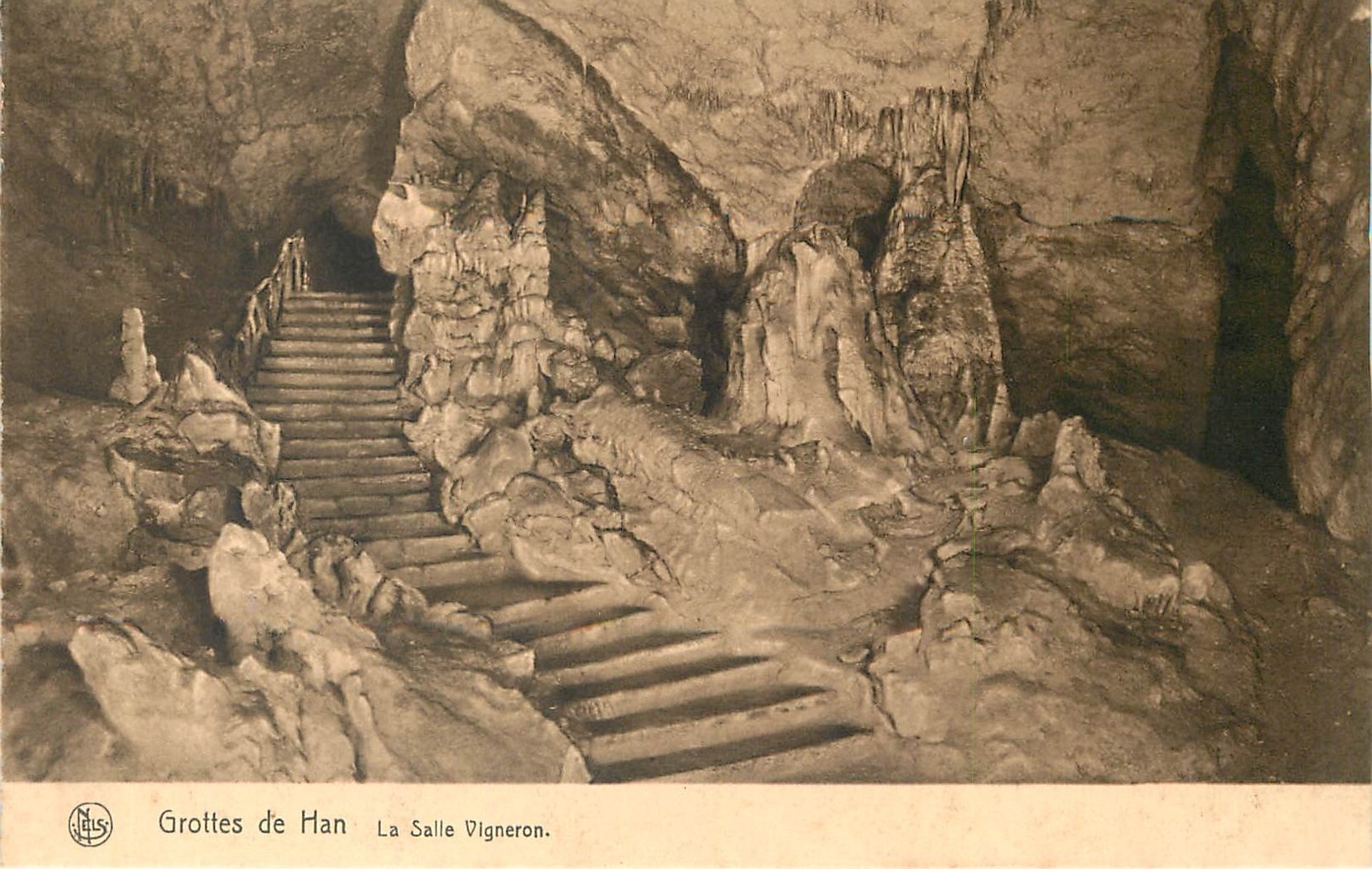 CPA Grottes de Han La Salle Vigneron 