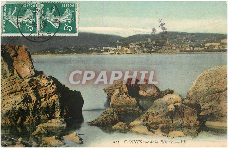 CPA Cannes vue de la Reserve 