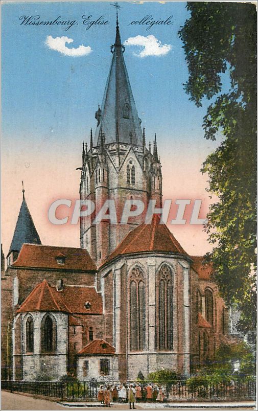 CPA Wissembourg Eglise Collegiale 