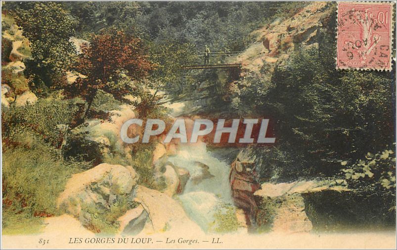 CPA Les Gorges du Loup Les Gorges 