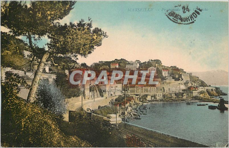 CPA Marseille Promenade Corniche 