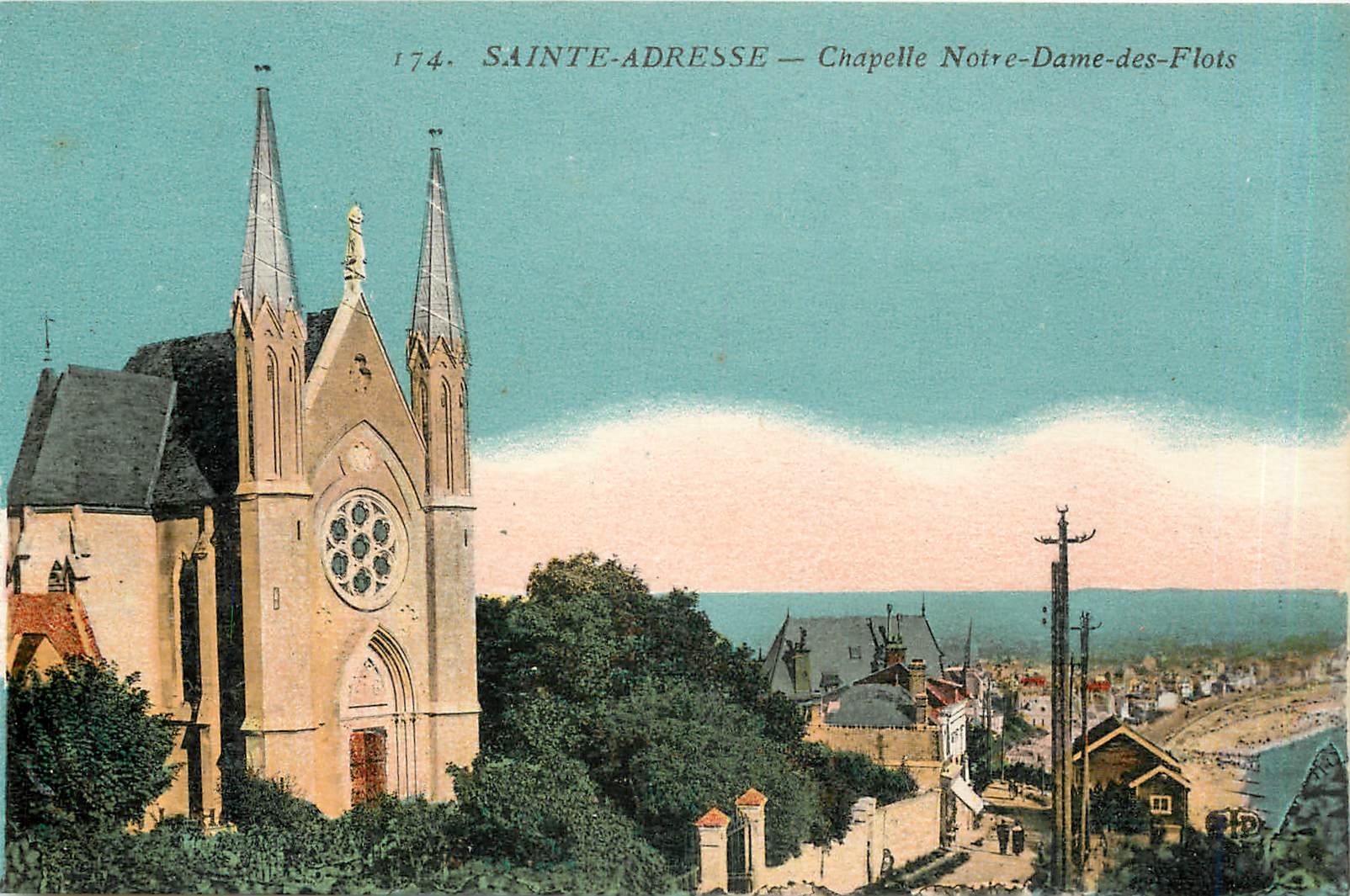 CPA Sainte Adresse Chapelle Notre Dame des Flots 