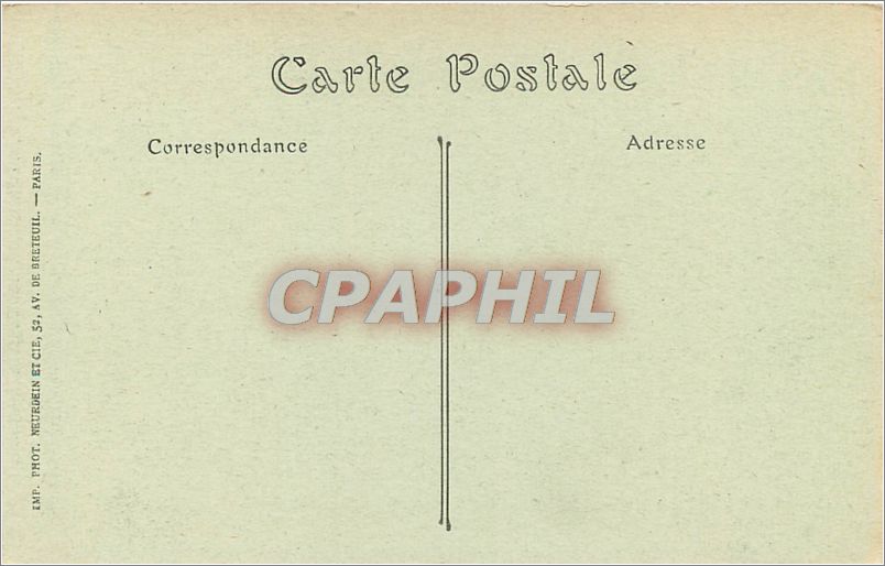 CPA Saint Avertin Indre et Loire Chapelle moderne du chateau de Grandmont  — Rückseite
