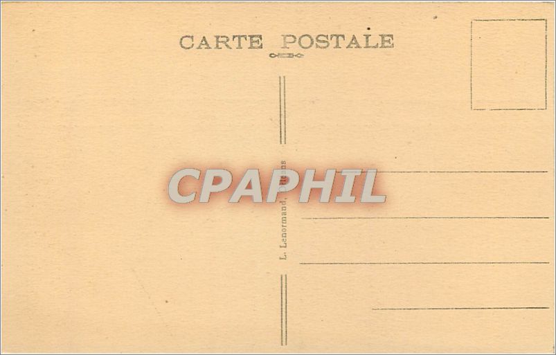 CPA Gien Loiret Le Puits a deux etages Impasse du Billard  — Rückseite