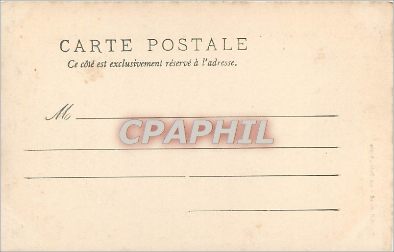 CPA Tulle La Cathedrale  — Rückseite