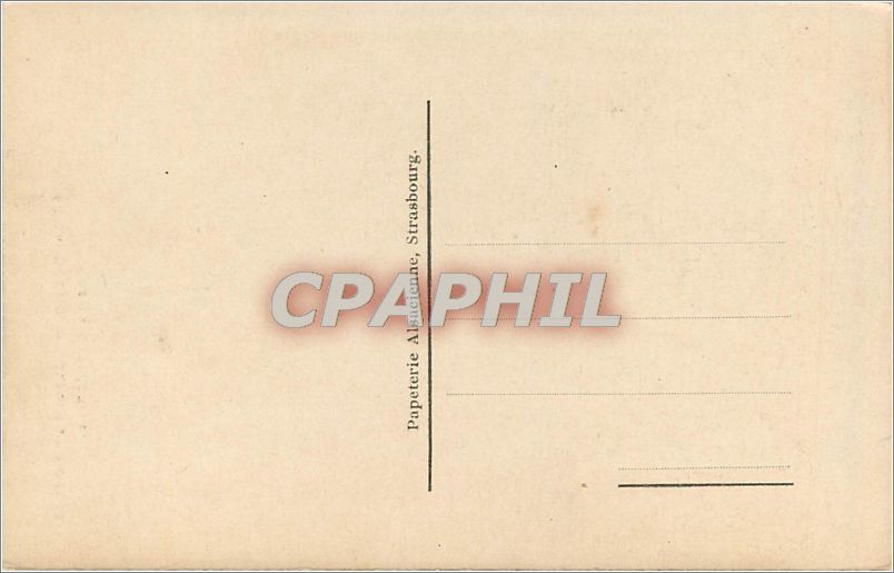 CPA Strasbourg Coupole et Portail de la Cathedrale  — Rückseite