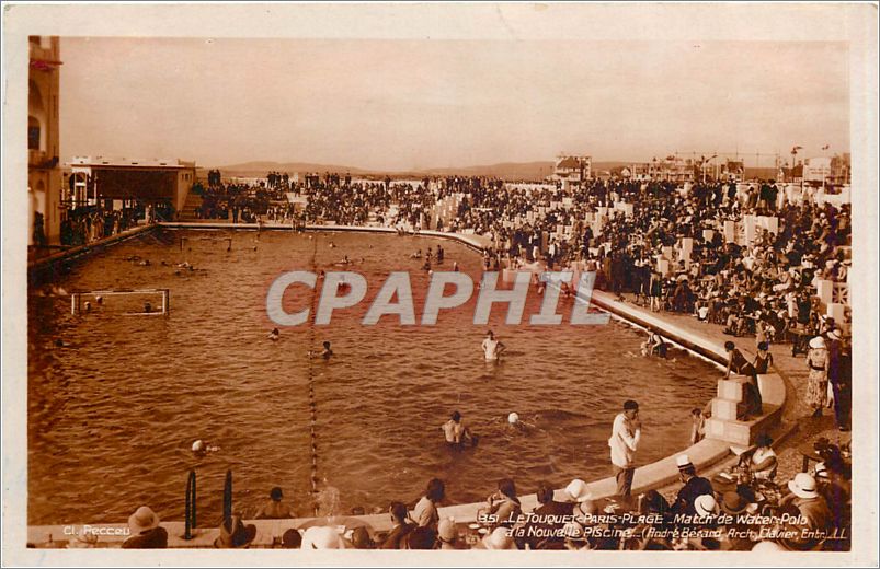 Le Touquet-Paris-Plage — Match de Water-Polo — Éditeur : Arch. Dételier, Ent. L.L.