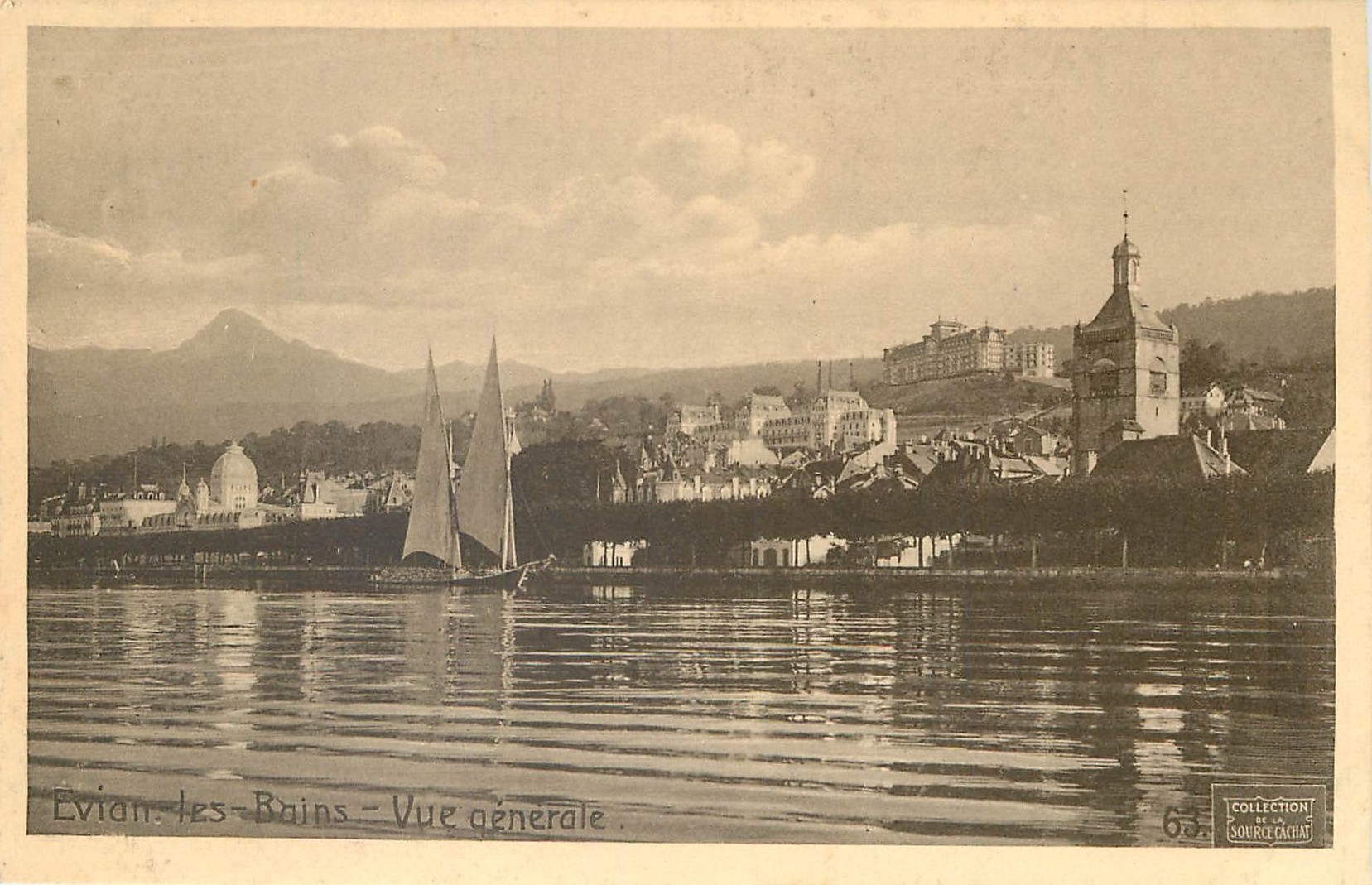 CPA Evian les Bains Vue generale 