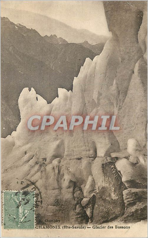 CPA Chamonix Hte Savoie Glacier des Bossons 
