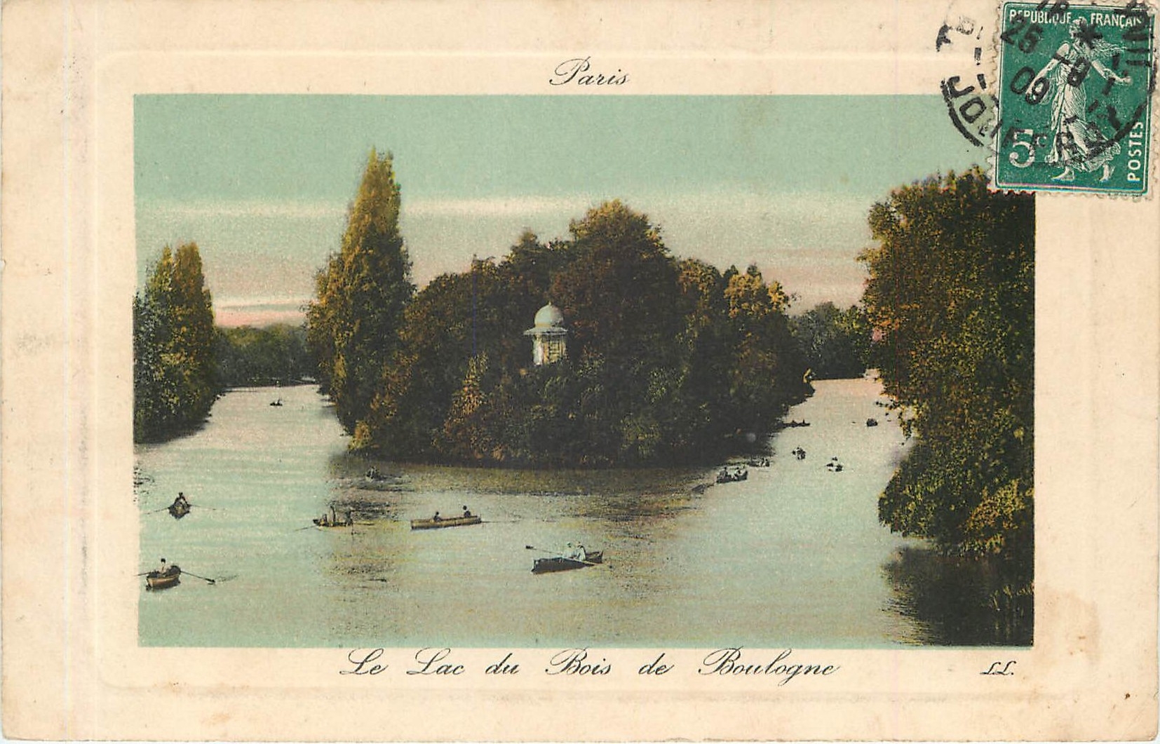 CPA Paris Le Lac du Bois de Boulogne 