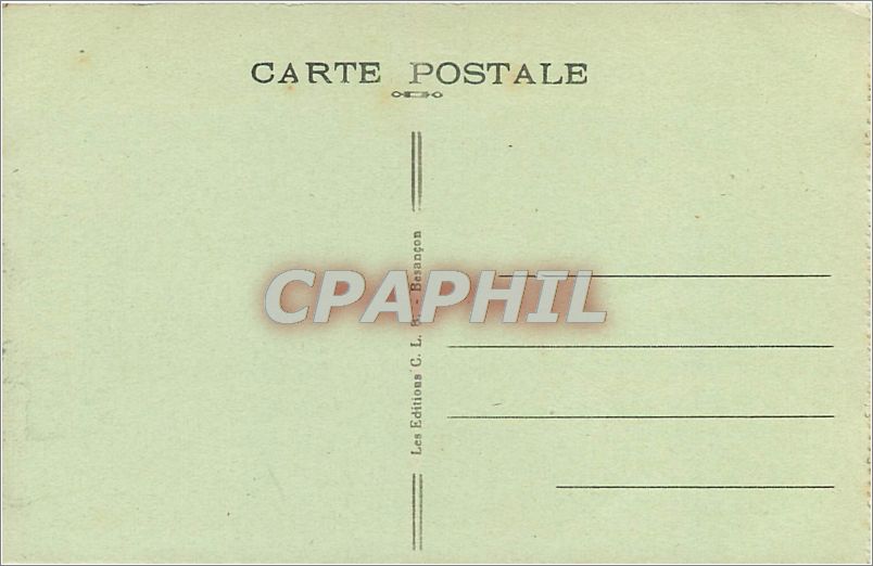 CPA Lons le Saunier Jura L'Hopital  — Rückseite