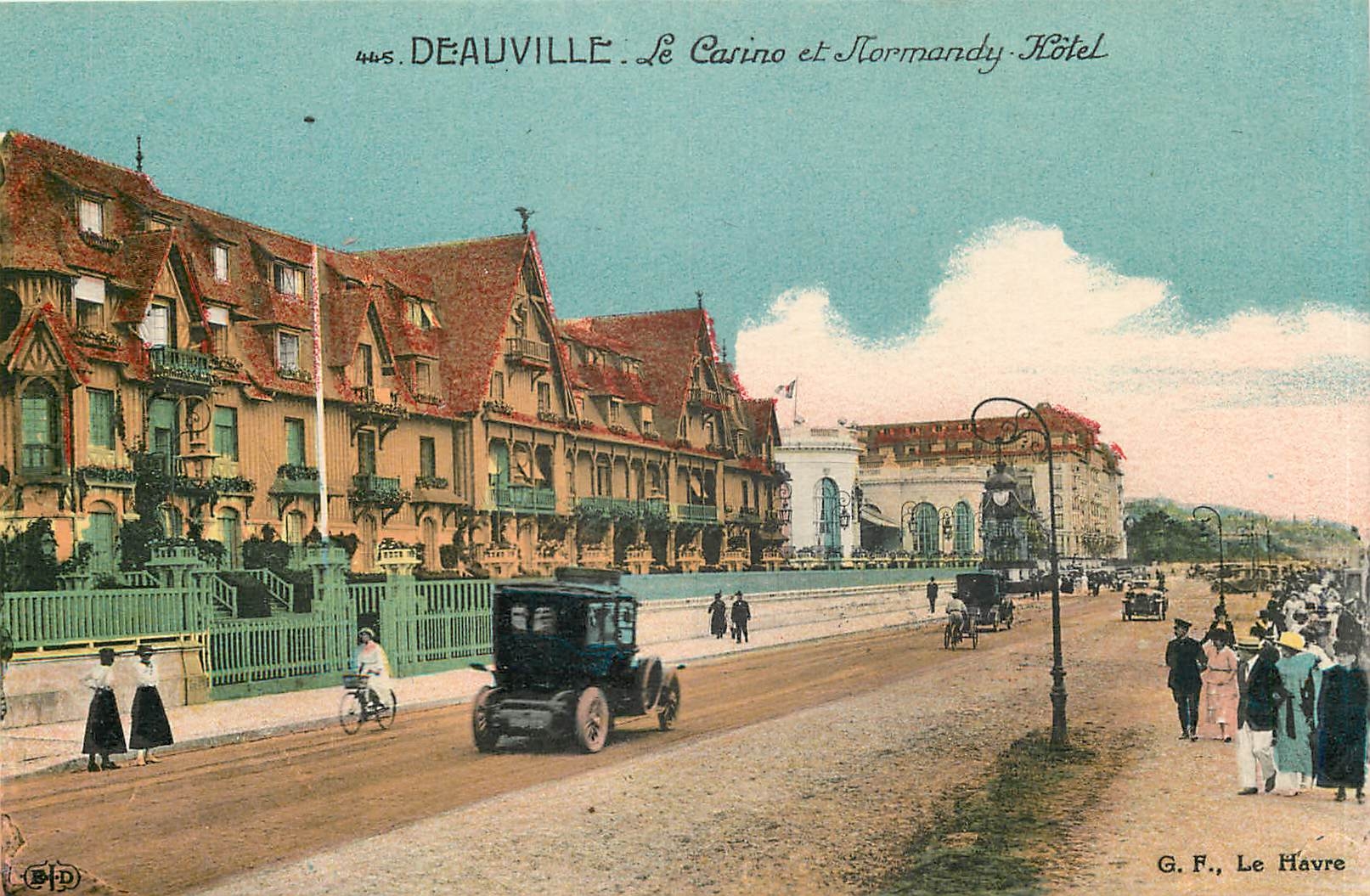 CPA Deauville Le Casino et Normandy Hotel 