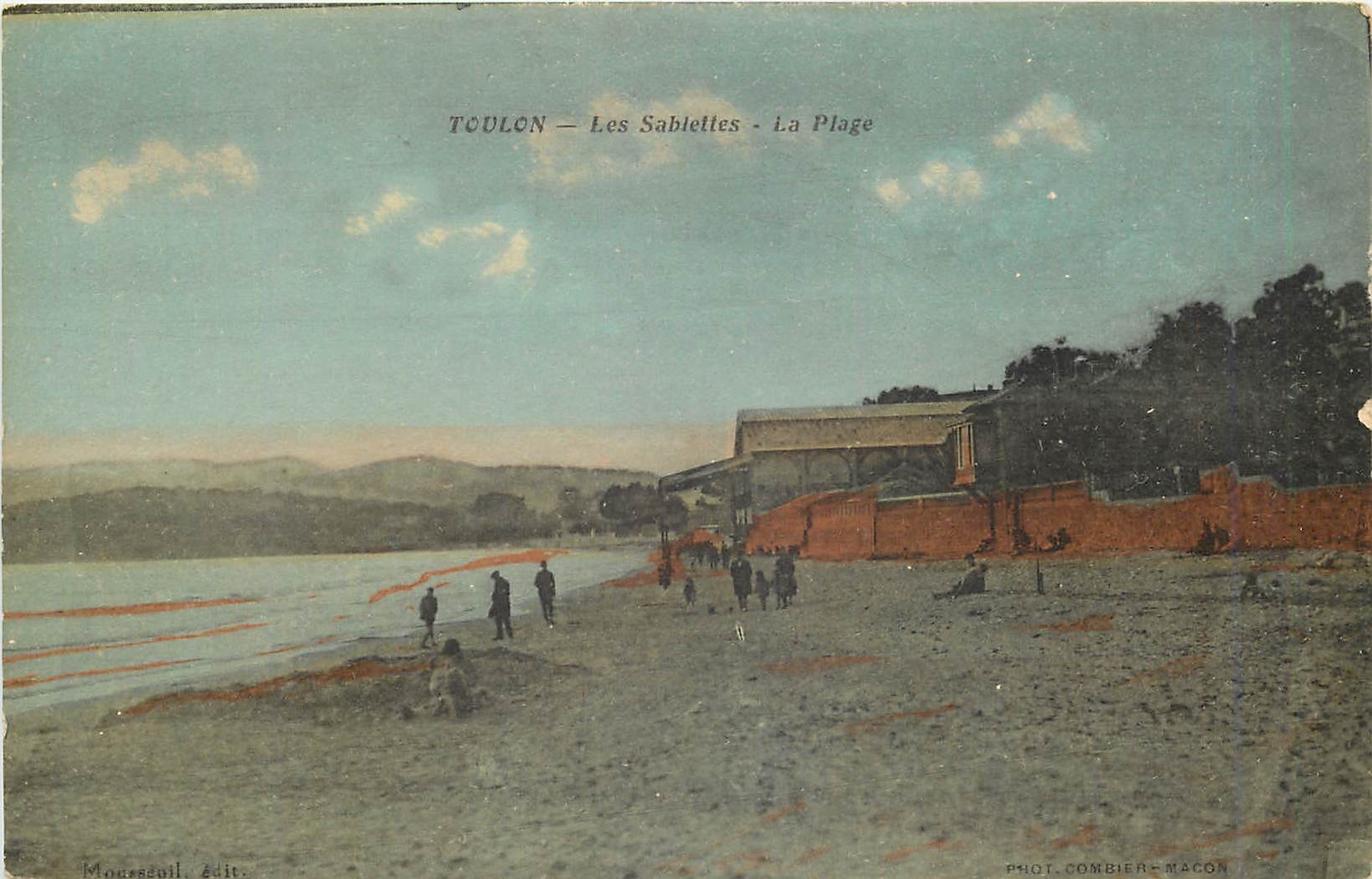 CPA Toulon Les Sablettes La Plage 