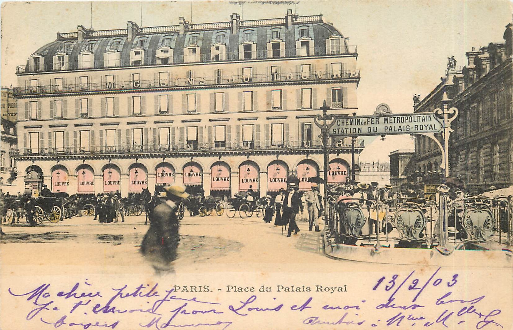 CPA Paris Place du Palais Royal 
