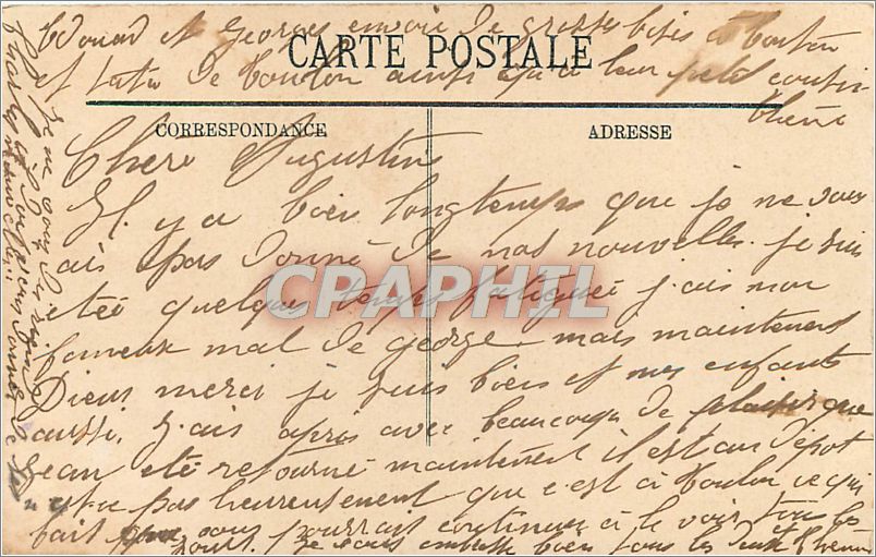 CPA Saint Honorat Ile de Lerins L'Ancien Monastere a travers les Pins  — Back