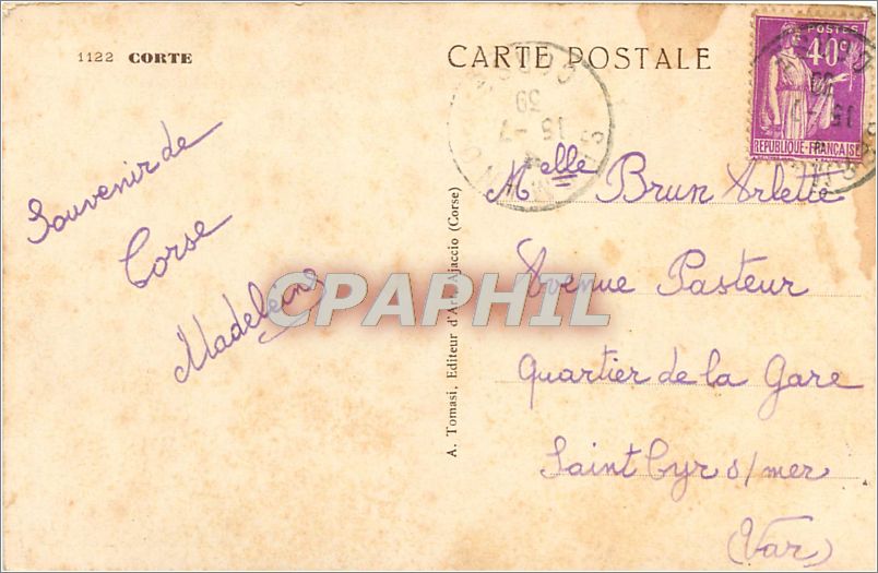CPM Corte  — Rückseite