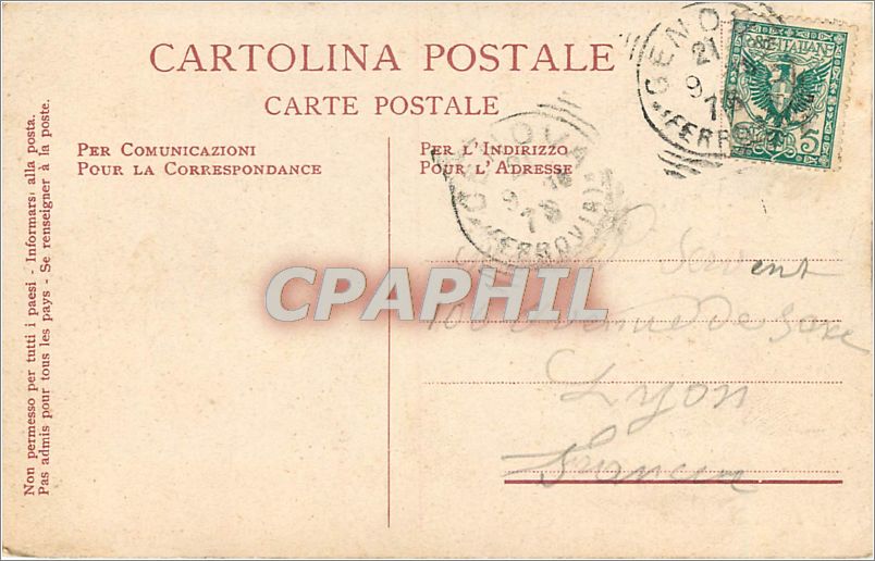 CPM Roma La Lupa del Campidoglio  — Rückseite