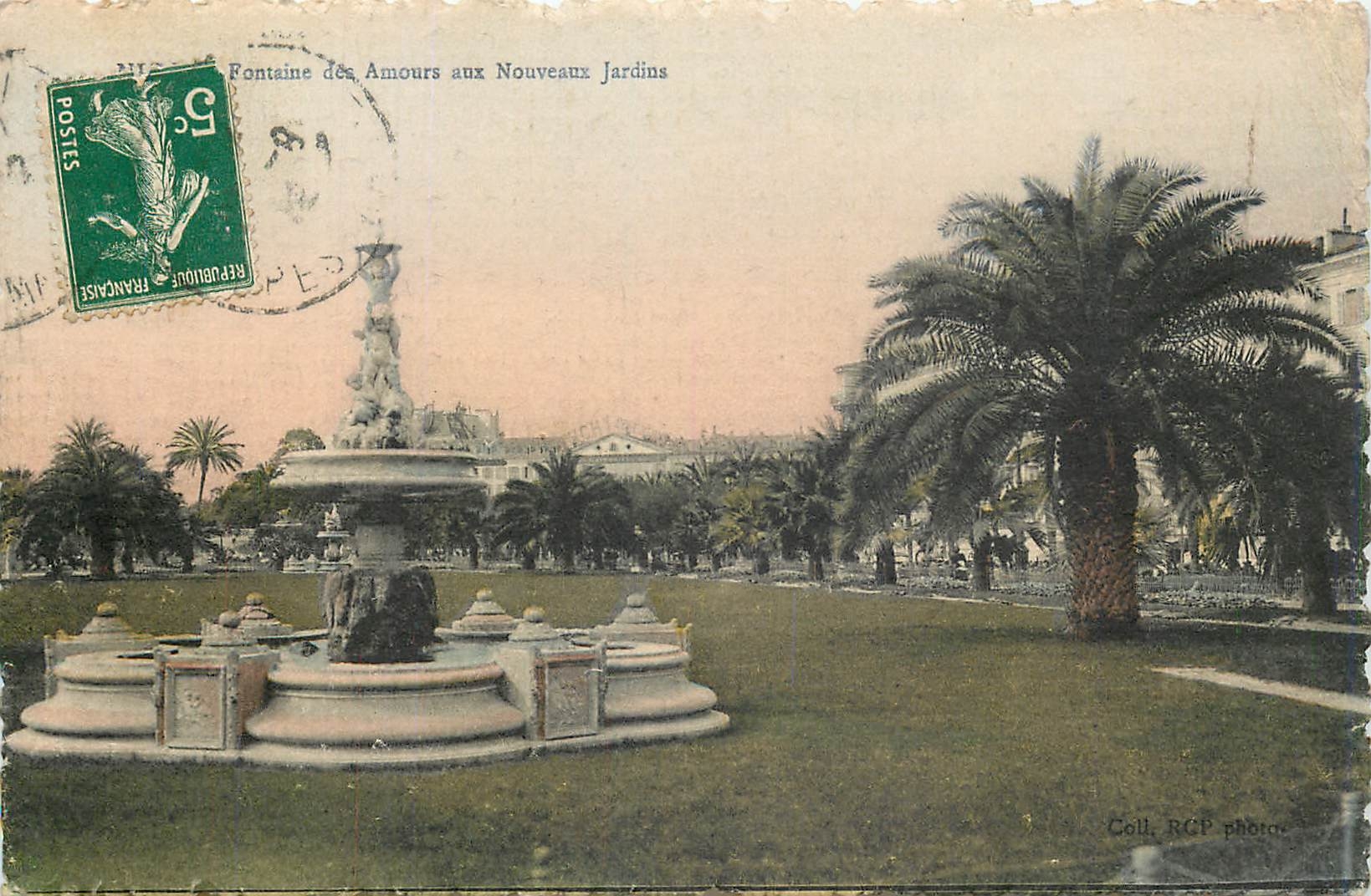 CPM Fontaine des Amours aux Nouveaux Jardins Nice