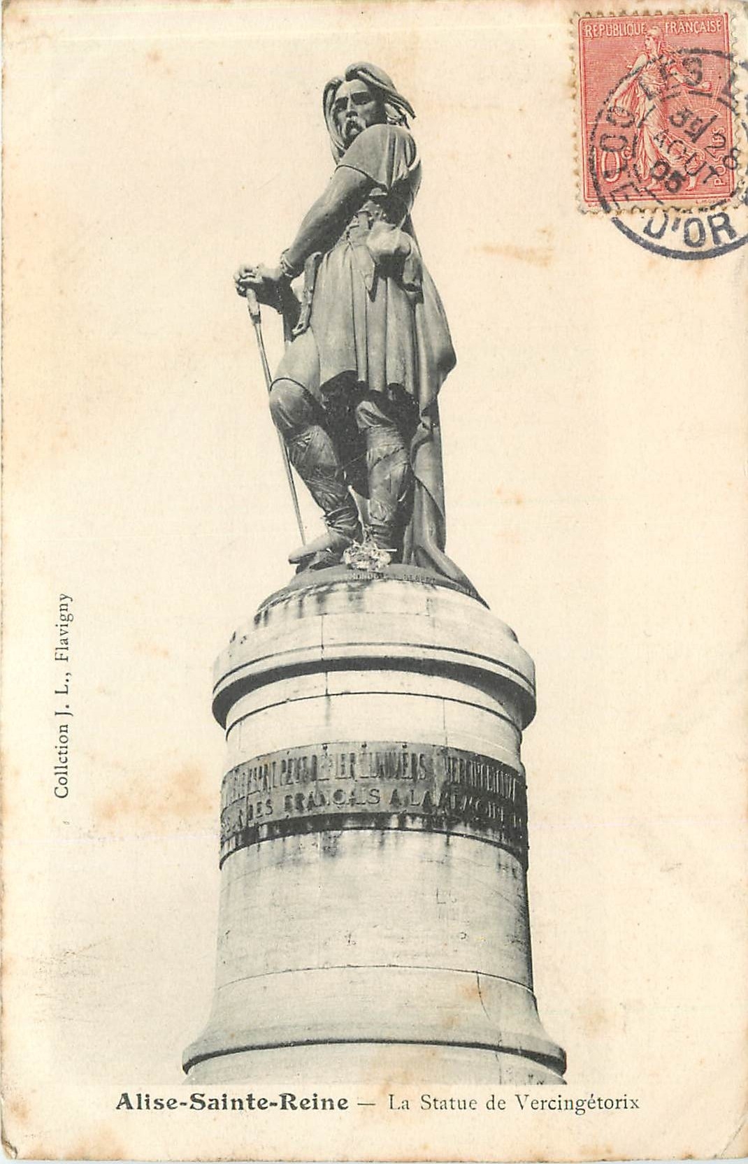 CPM Alise Sainte Reine La Statue de Vercinetorix 