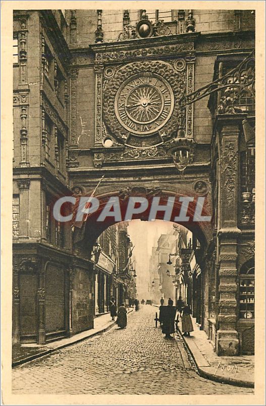CPM Rouen Seine Inferieure La Grosse Horloge 