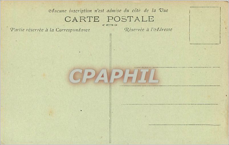 CPM Cherbourg Le 1er Depot des Equipages de la Flotte Militaria — Verso