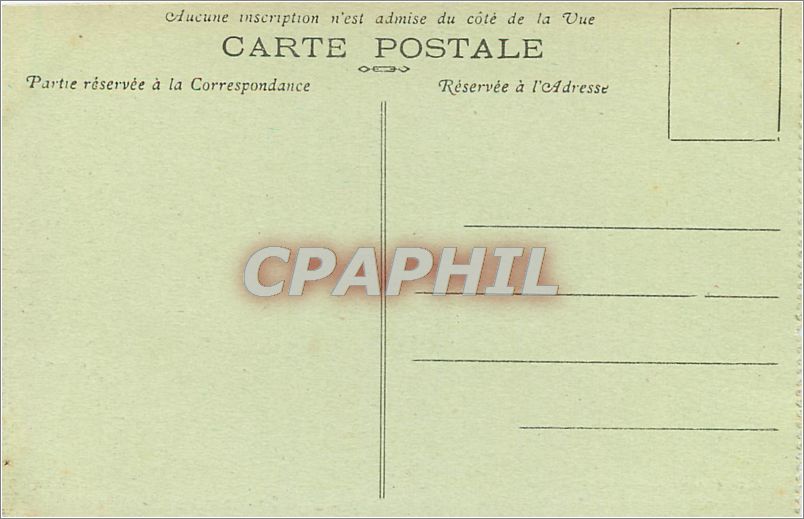 CPM Environs de Cherbourg Greville Rochers du Castel Vendon  — Rückseite