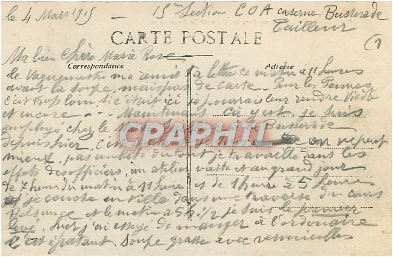 CPA Marseille Le Vieux Port et Quai de la Fraternite Bateaux — Rückseite