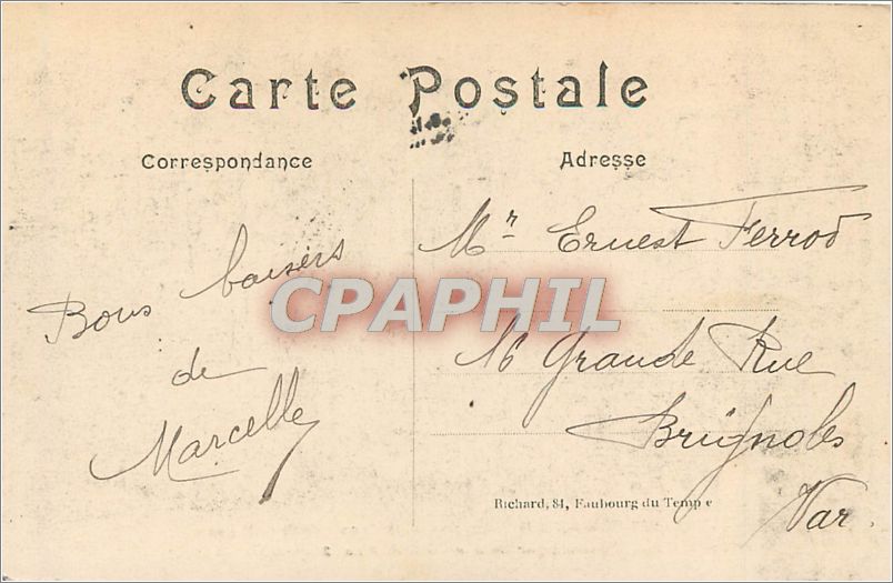 CPA Guerre de 1914 Les portails de la cathedrale de Reims apres le bombardement par les allemands du — Rückseite