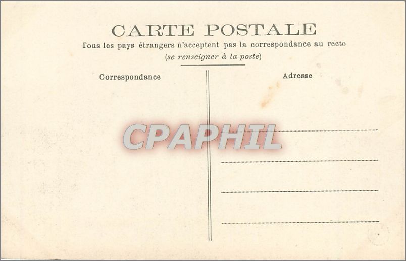 CPA Chenonceaux L et L Le Chateau et le pont levis  — Rückseite