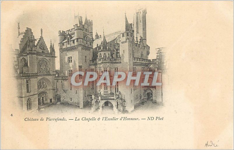 Château de Pierrefonds — La Chapelle & L'Escalier d'Honneur — ND Phot