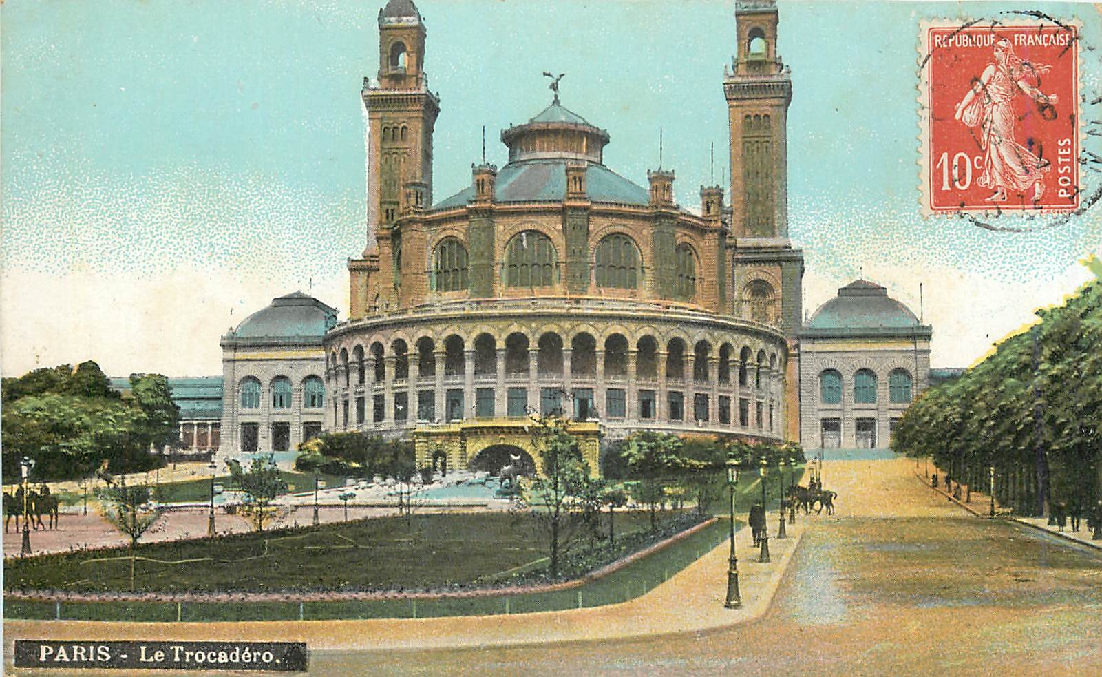CPA Paris Le Trocadero 