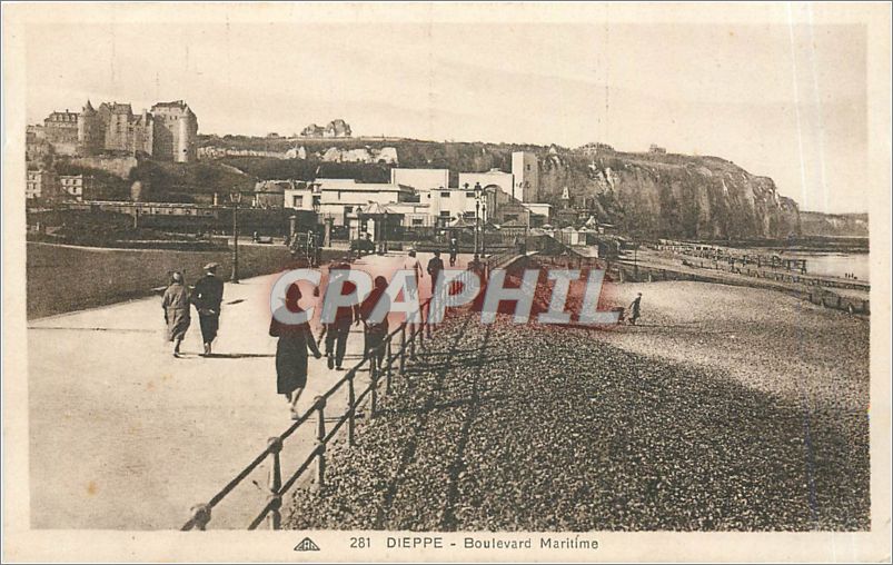 CPA Dieppe Boulevard Maritime 
