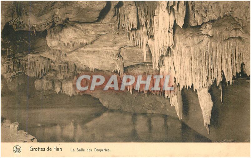 CPA Grottes de Han La Salle des Draperies 