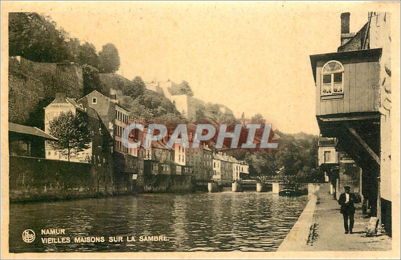 CPA Namur Vieilles Maisons sur la Sambre 