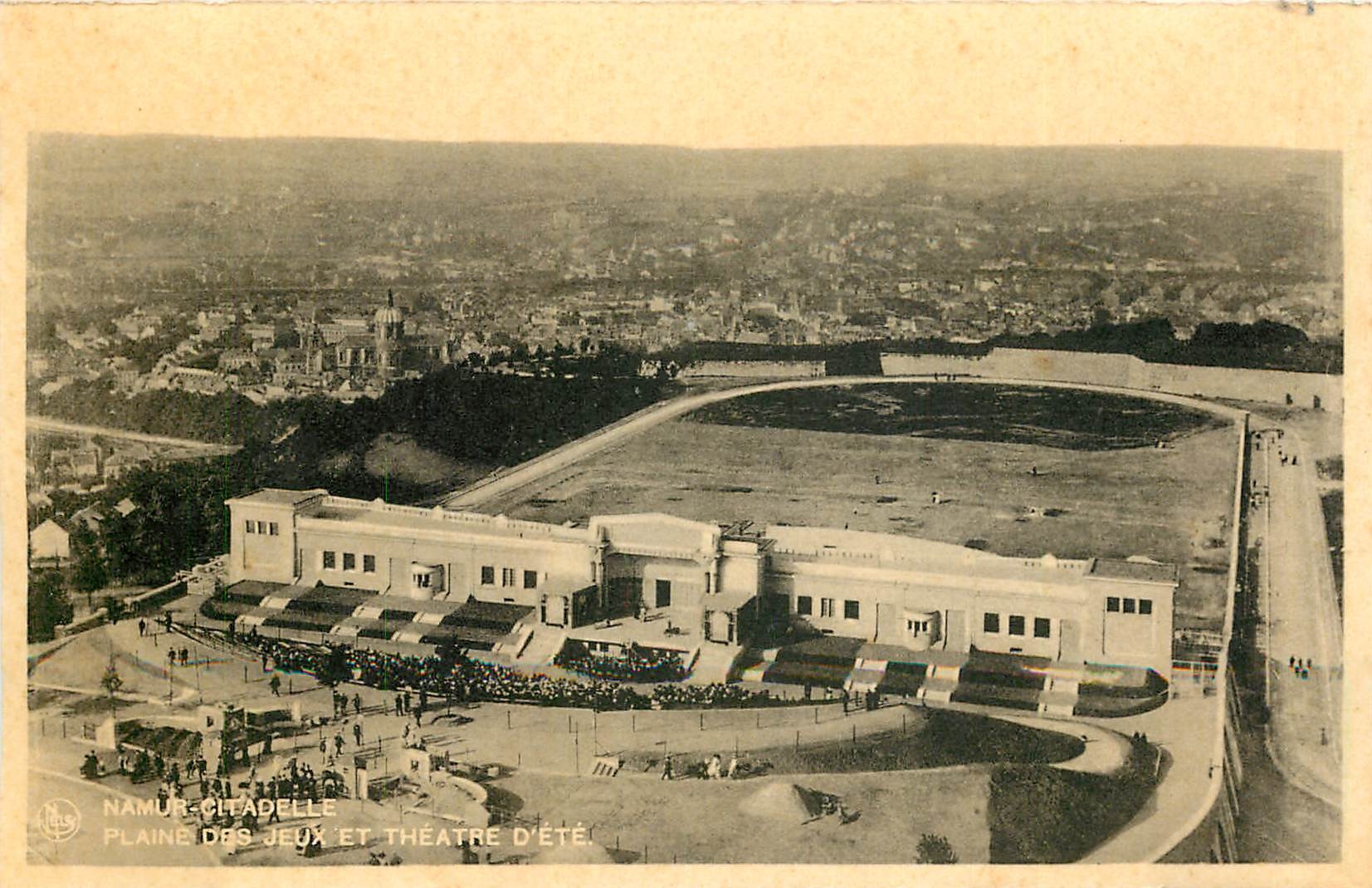 CPA Namur Citadelle Plaine des Jeux et Theatre d'Ete 