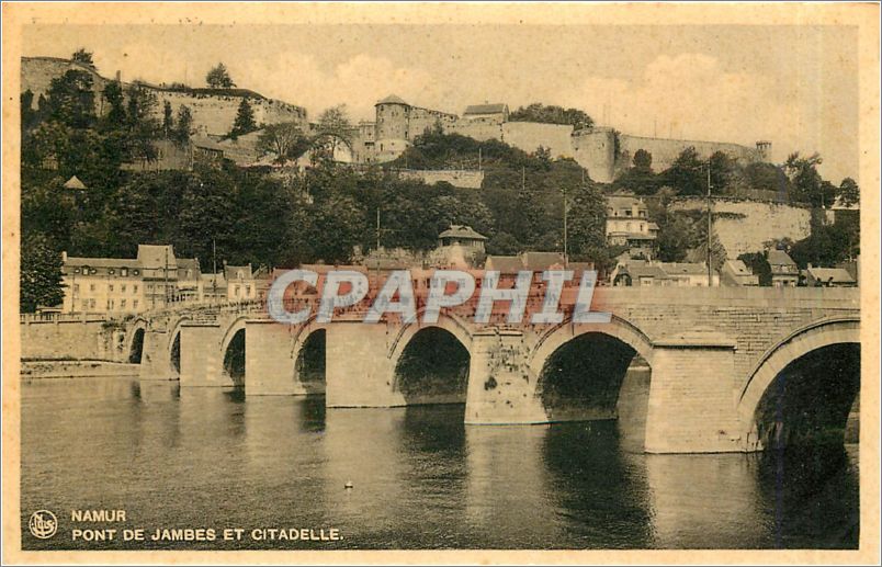 CPA Namur Pont de Jambes et Citadelle 