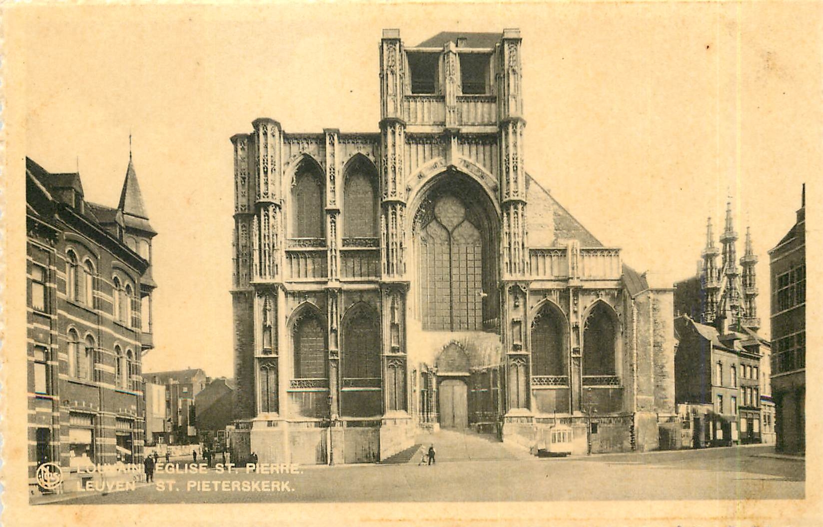 CPA Louvain Eglise St Pierre Leuven St Pieterskerk 