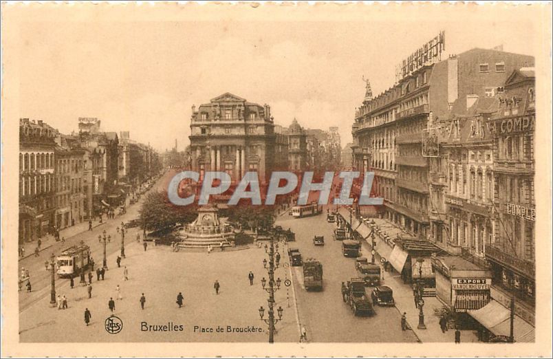 CPA Bruxelles Place de Brouckere 